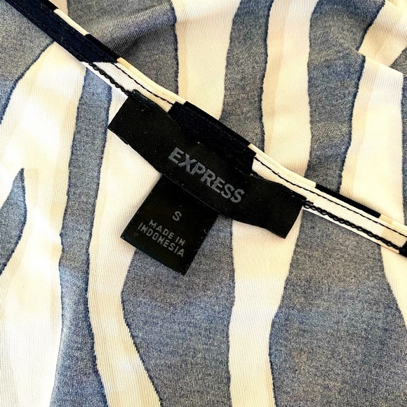 Y2K Express Silky Satin Zebra Print Backless Chain Collar Camisole Halter Top - Picture 3 of 6